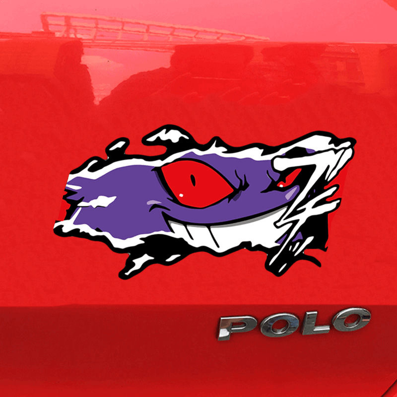 Pokemon Anime Merchandise - Coole anime merchandise autostickers Gengar Pokemon