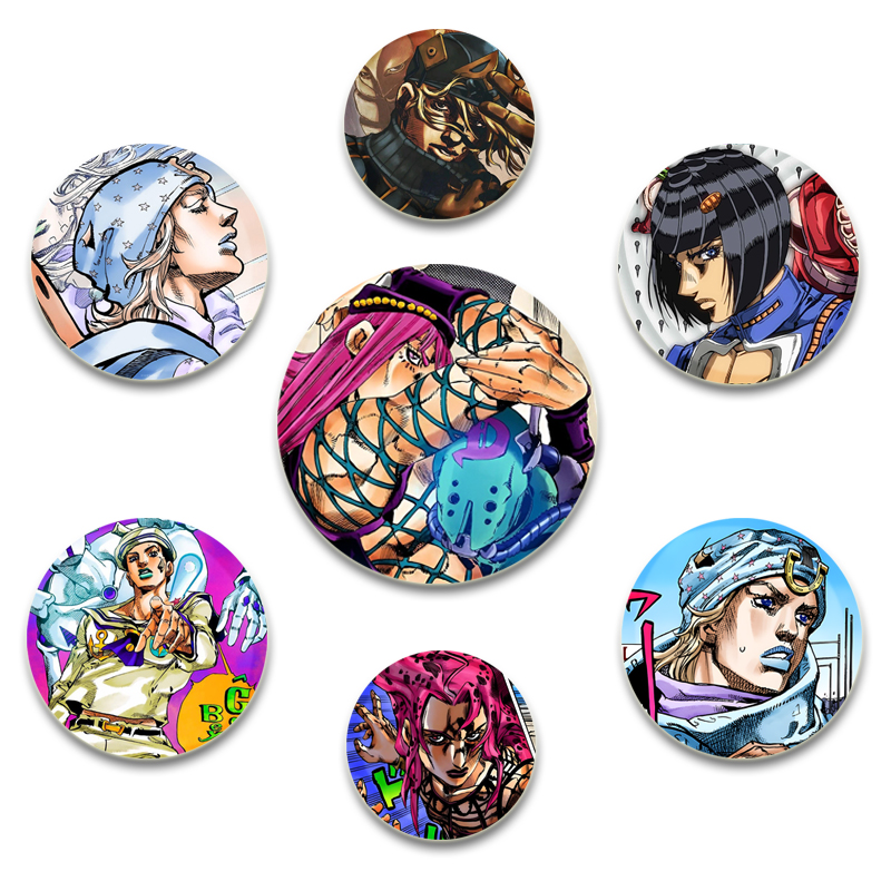 Jojo Anime Merchandise - 32/44/58mm JoJo Bizarre Adventure Anime Pins