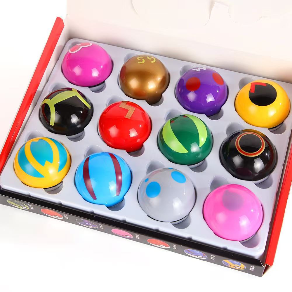 Pokemon Anime Merchandise - Pokemon Figuur 12 stks/set Poké Ball