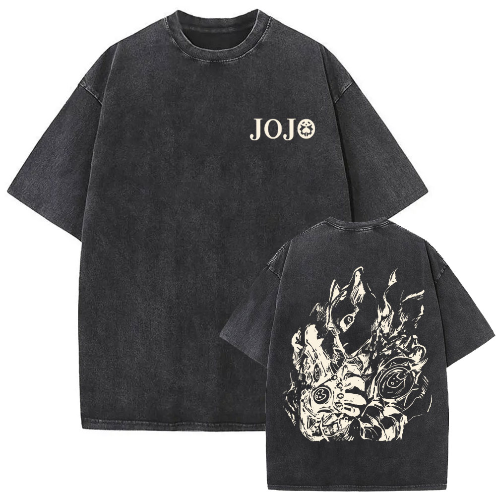 Jojo Anime Merchandise - Anime Jojo Bizarre Adventure Gewassen Vintage