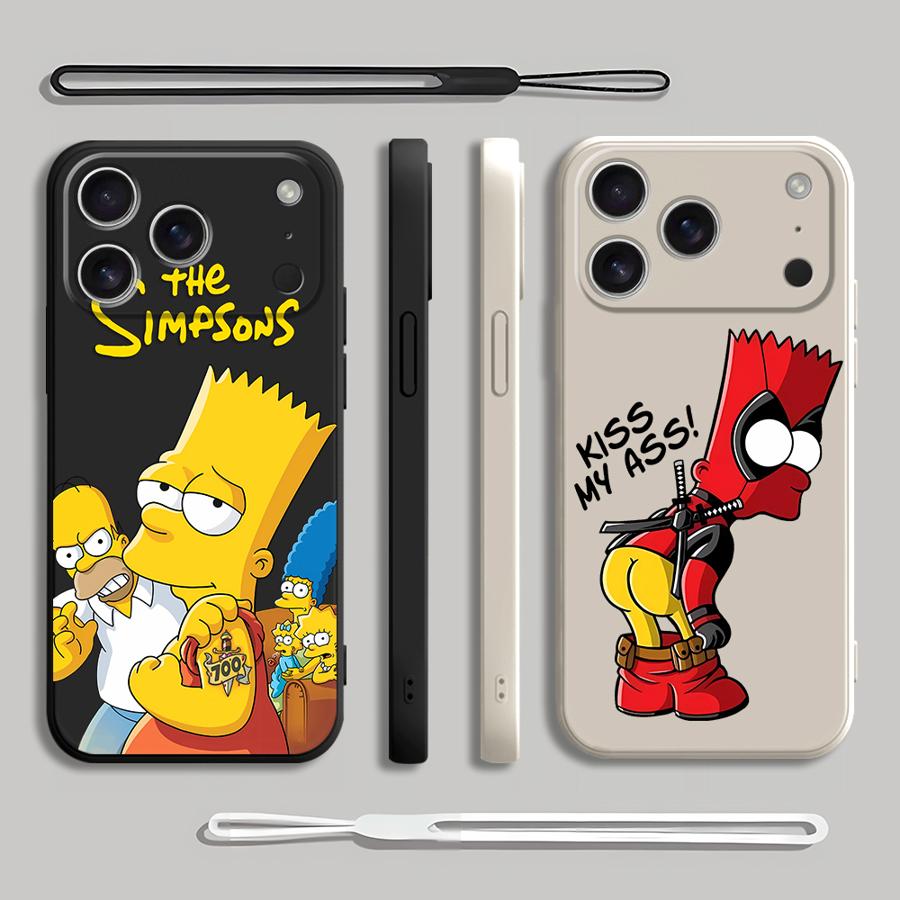 Rode Bart Simpson telefoonhoes - Lanyard Anime Logo recensie en prijs