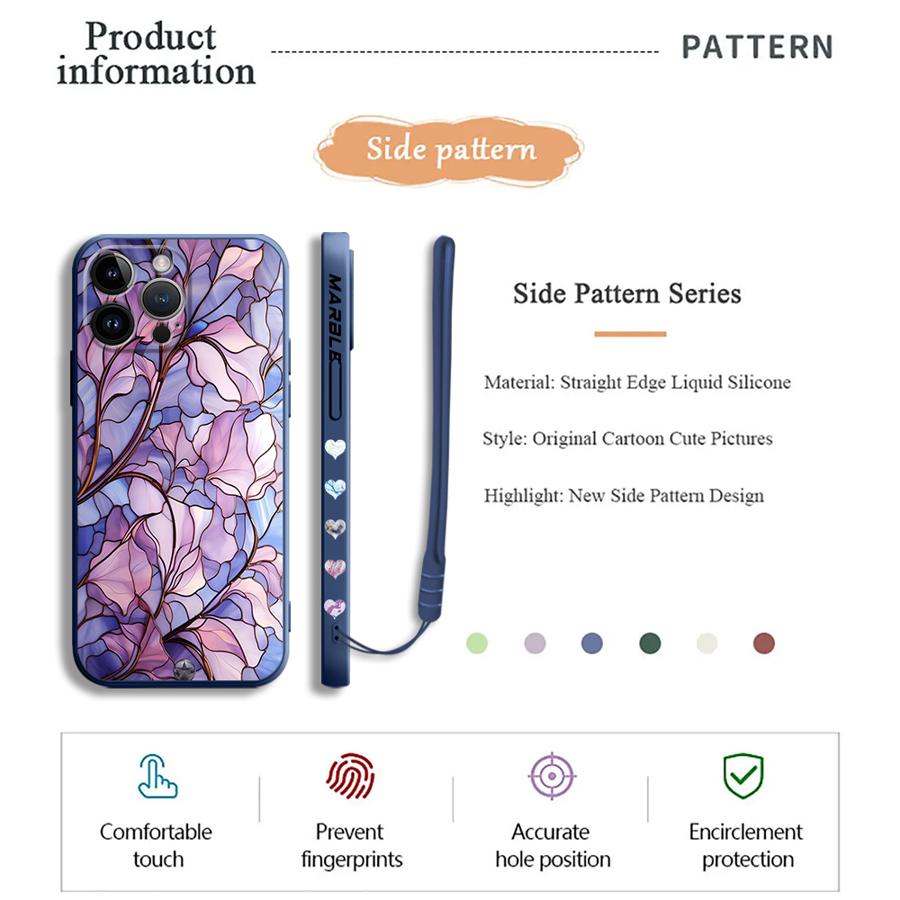 Bloem Marmeren Telefoon Case v - Lanyard Anime Logo recensie en prijs