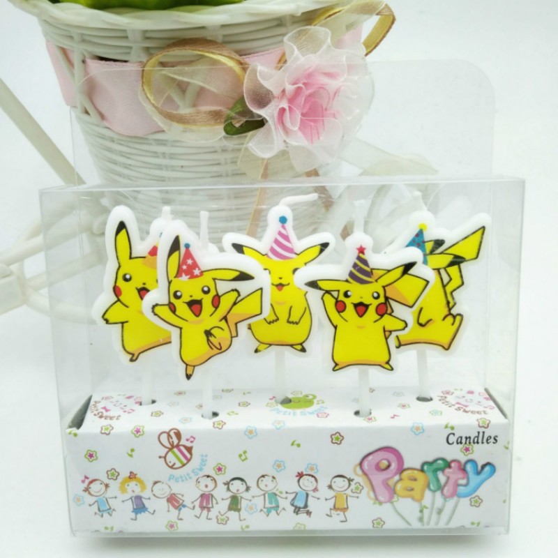 5 stks/partij Pokemon Verjaard - Pokemon Anime Merchandise recensie en prijs