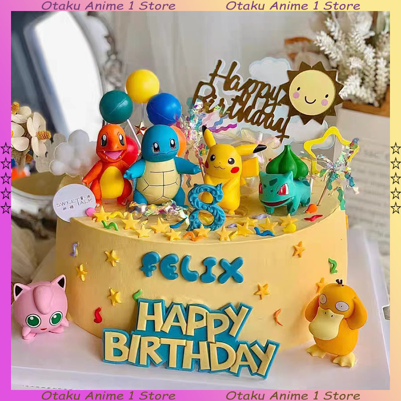 13 STKS/SET Pikachu Cake Toppe - Pokemon Anime Merchandise recensie en prijs